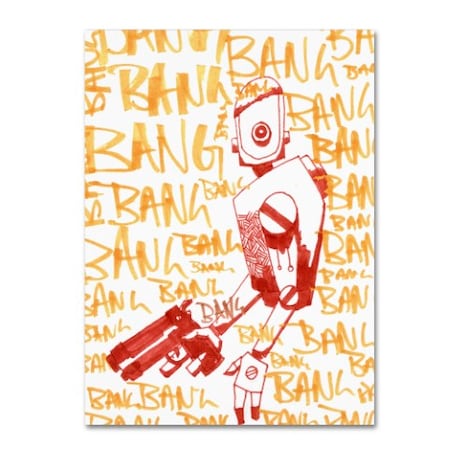Craig Snodgrass 'Bang Bang Bang' Canvas Art,18x24